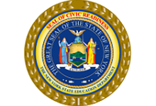 New York State seal of civic readiness.